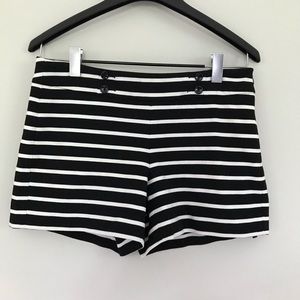 EUC. White house black market striped shorts.